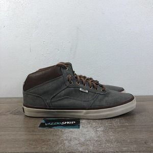 Vans Redford Timber Mid Top Gray Brown Skate Sneakers Men's 11 TC6D